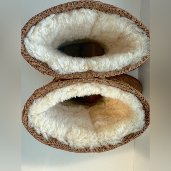 Minnetonka Tan Camel Suede Winter Boots - Size 6 - Picture 3 of 9